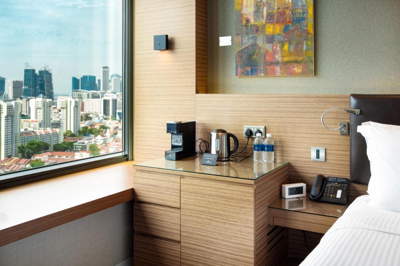 One Farrer Hotel Σιγκαπούρη Εξωτερικό φωτογραφία A Nespresso machine in a hotel room